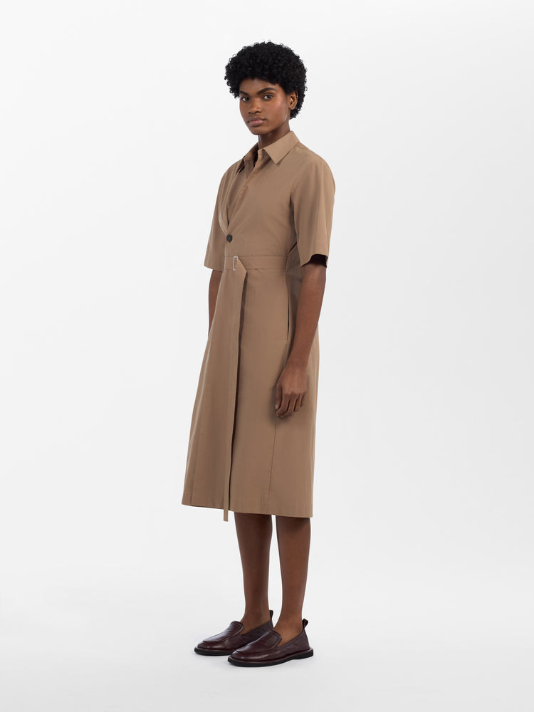 Lugana Dress in Nutmeg