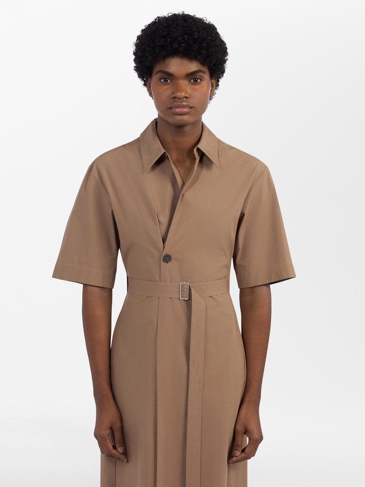 Lugana Dress in Nutmeg