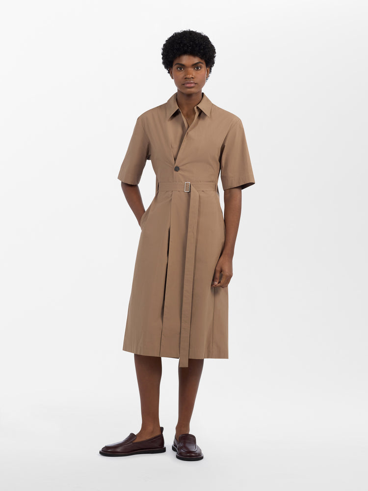 Lugana Dress in Nutmeg