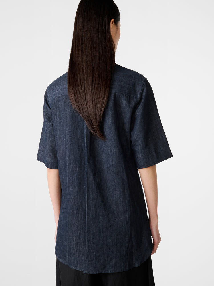 Luis Shirt in Indigo