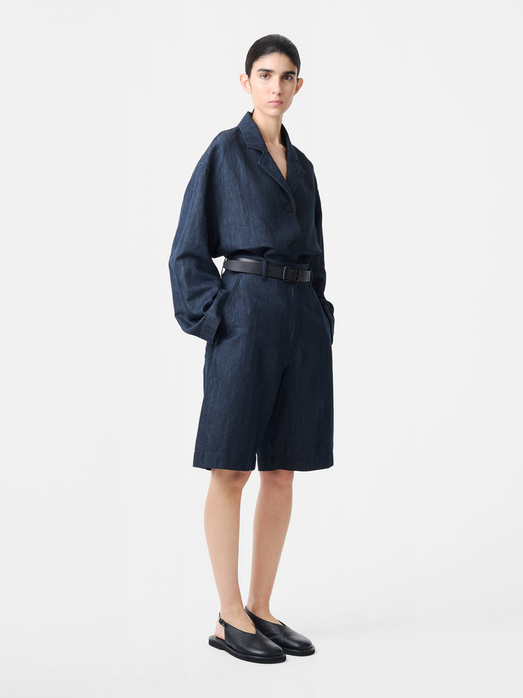 Luna Short in Indigo