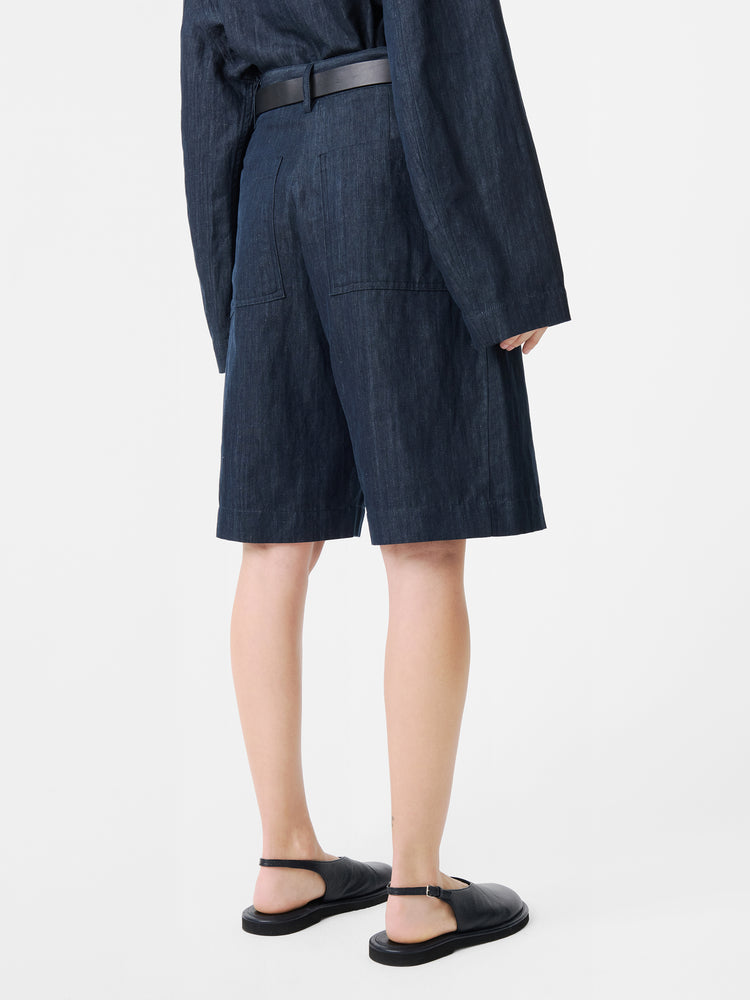 Luna Short in Indigo