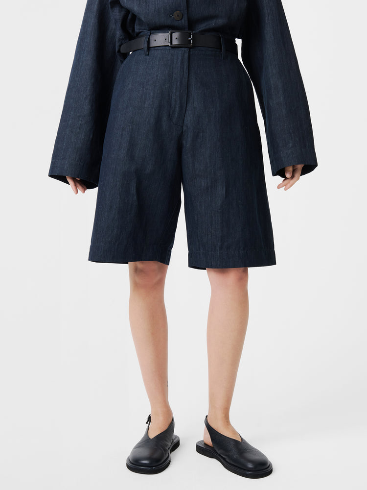 Luna Short in Indigo