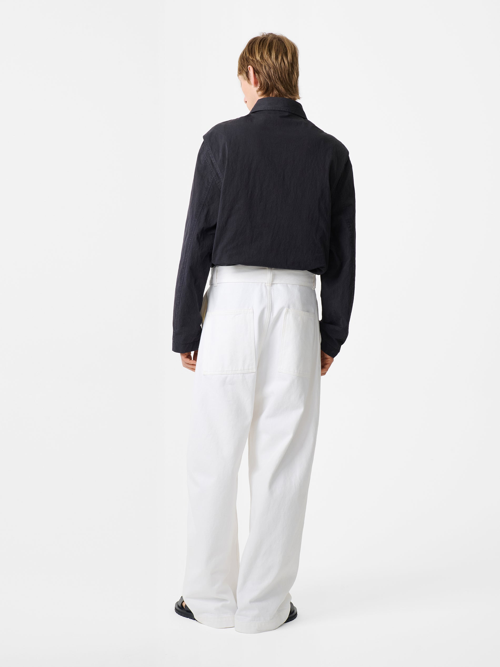 Lyons Jacket in Dark Navy - Studio Nicholson