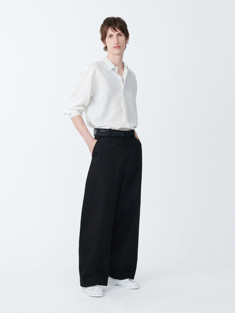 Levy Sporty Cotton Pant in Black