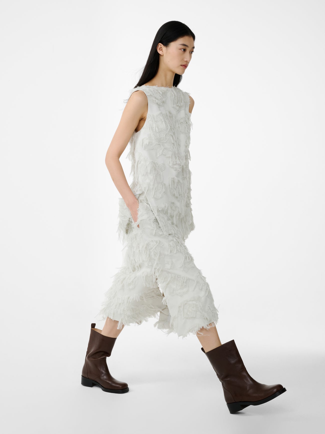 Mager Top in Bone - Studio Nicholson