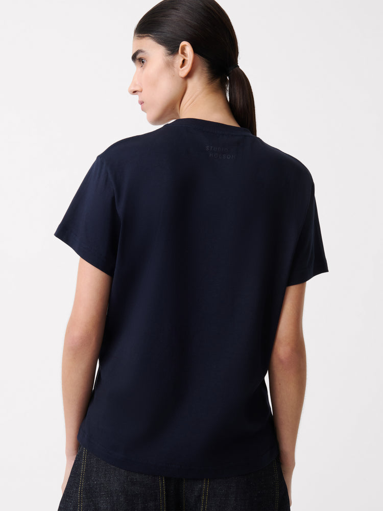 Marine T-Shirt in Darkest Navy