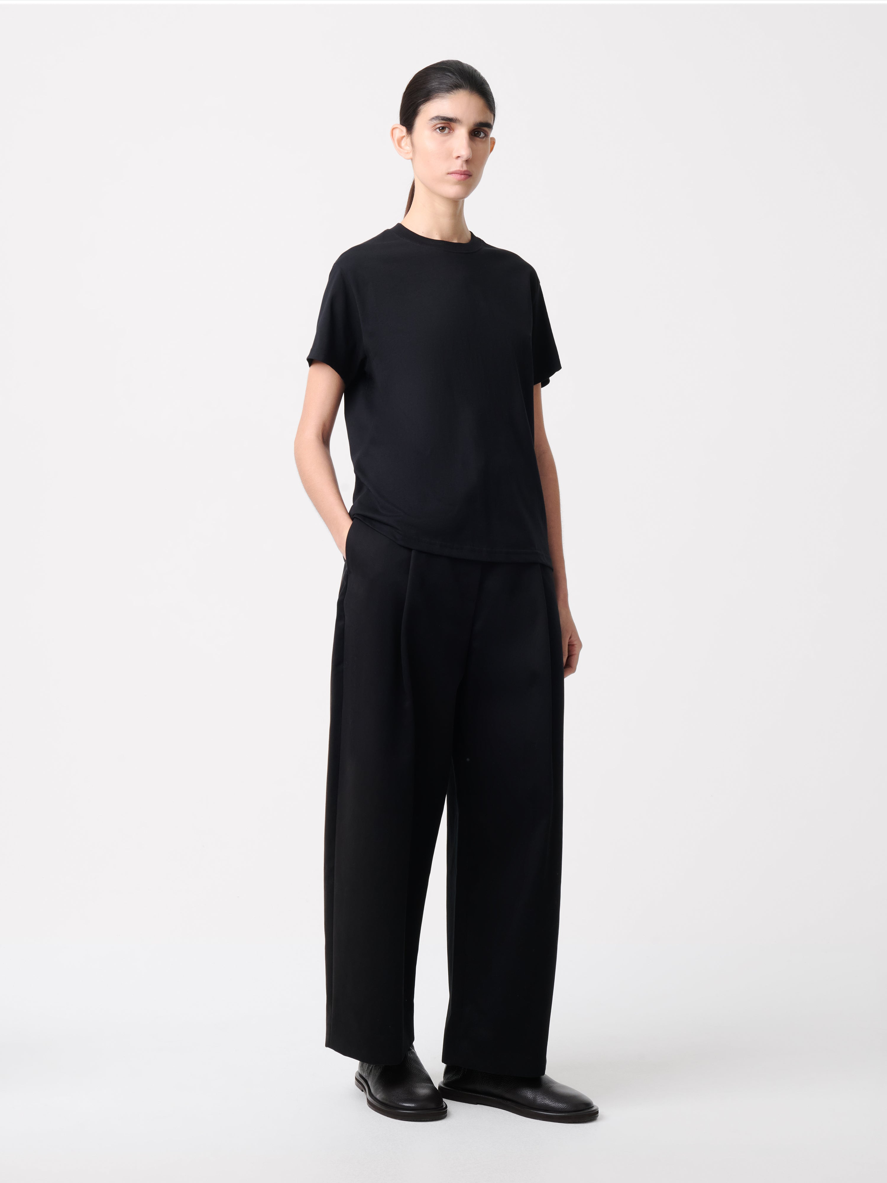 Marine T-Shirt in Black– Studio Nicholson
