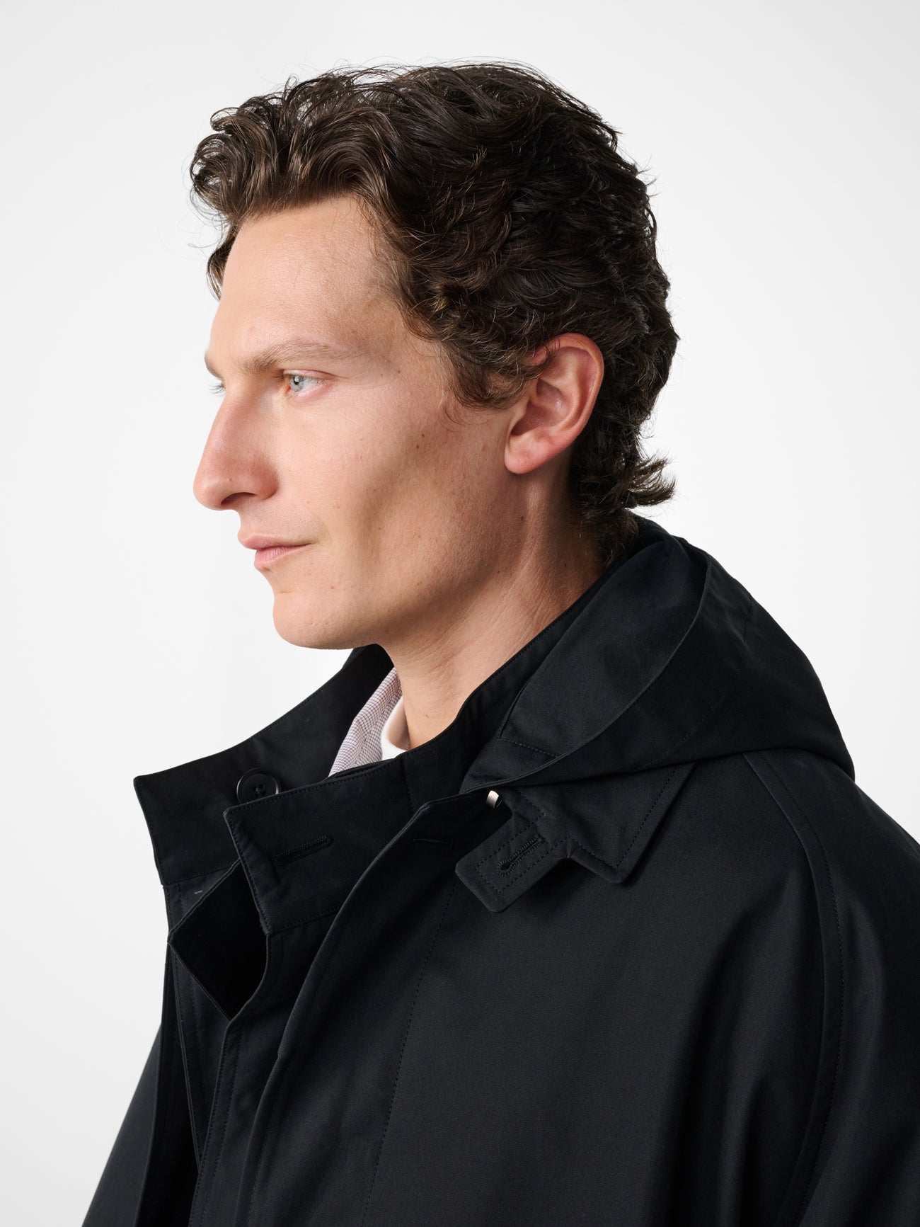 Marlborough Trench Coat in Black