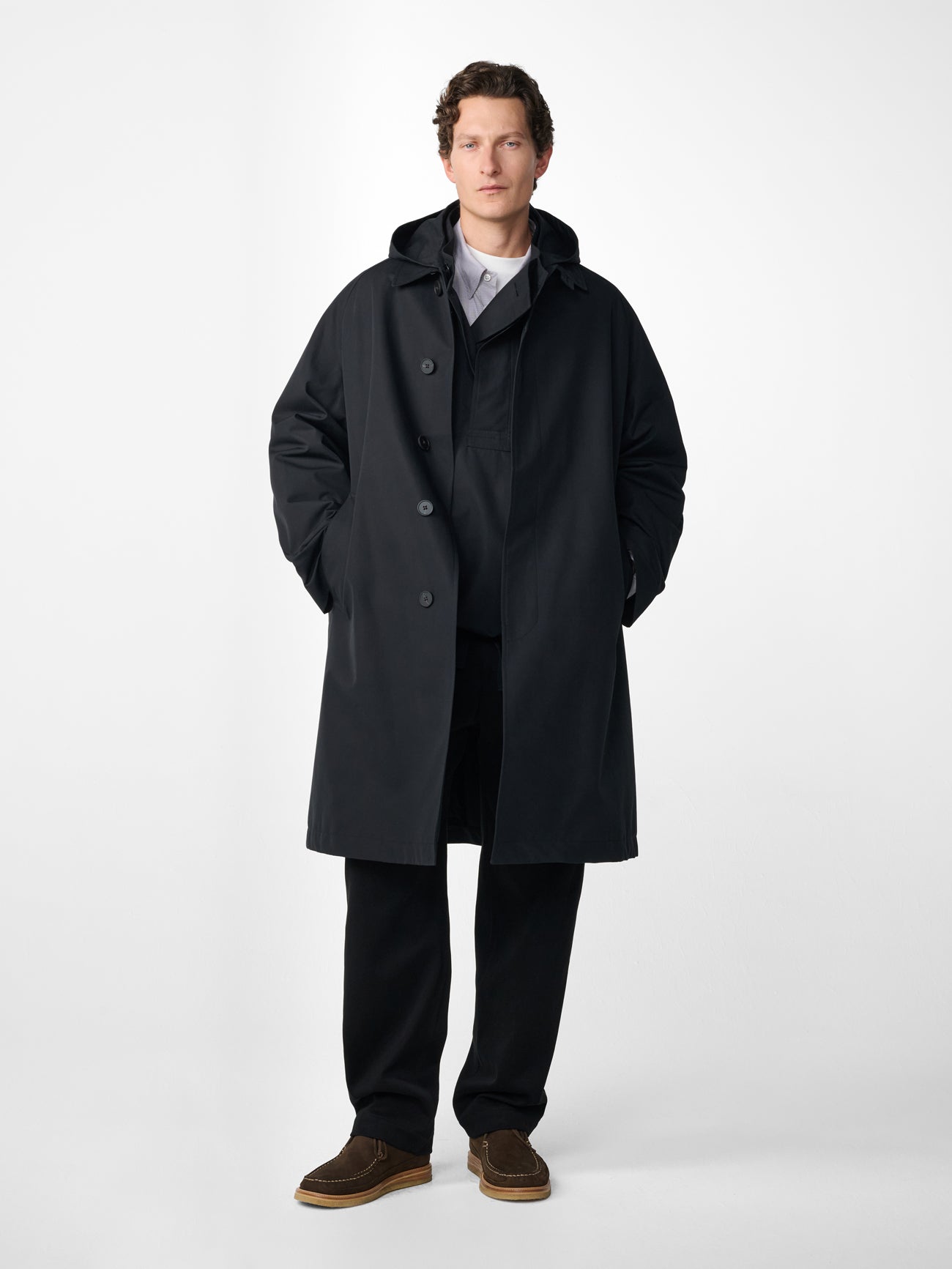Marlborough Trench Coat in Black
