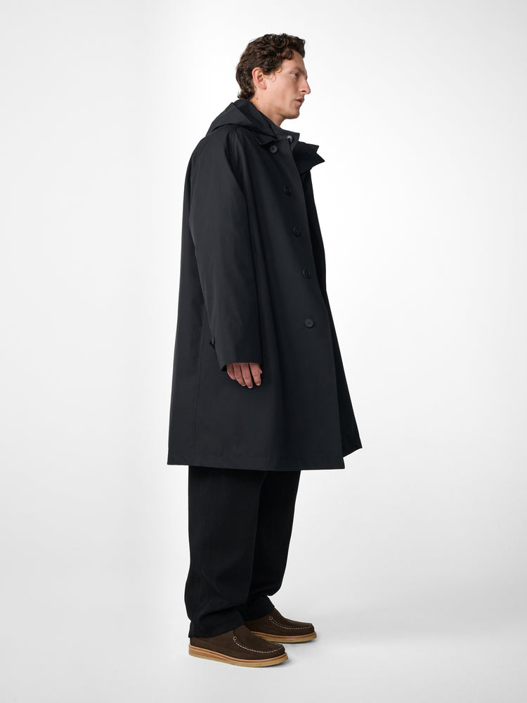 Marlborough Trench Coat in Black