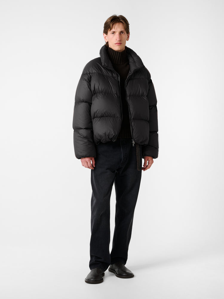 Massey Puffer Jacket in Black