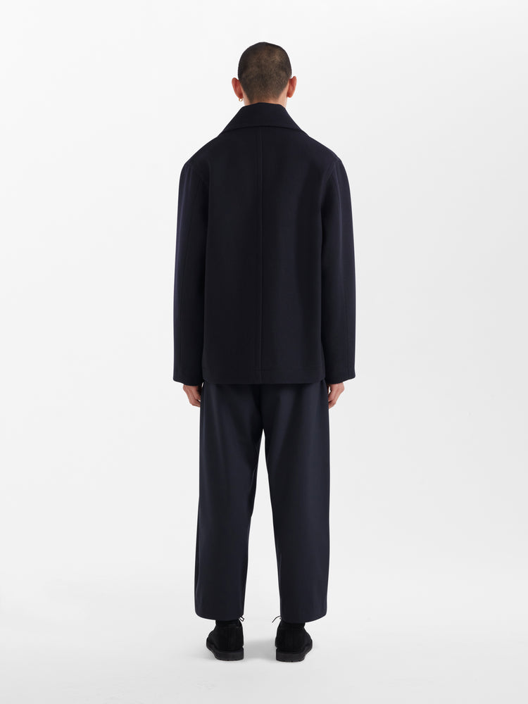 Maste Coat in Dark Navy