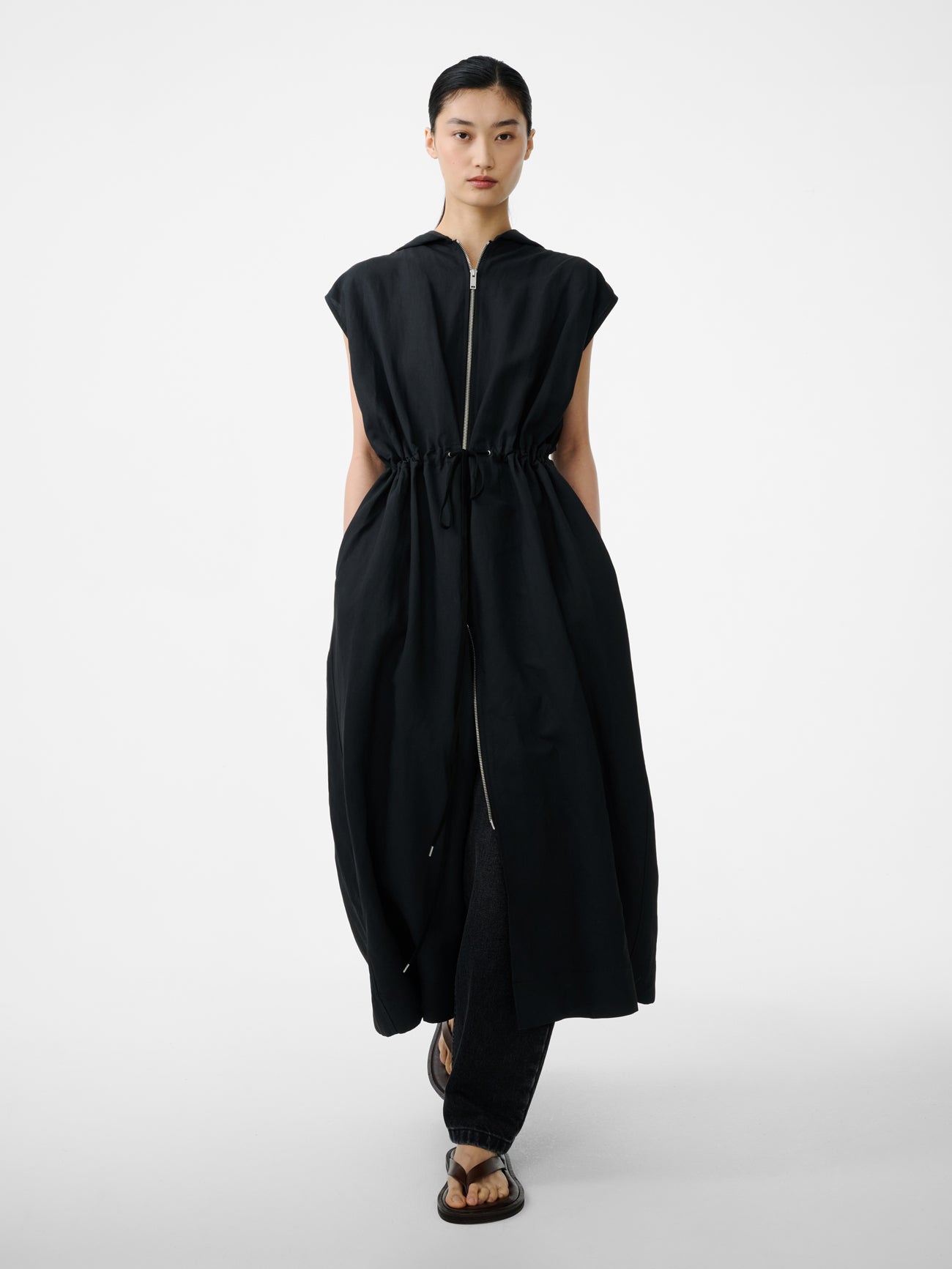 Maturin Dress in Black Grape