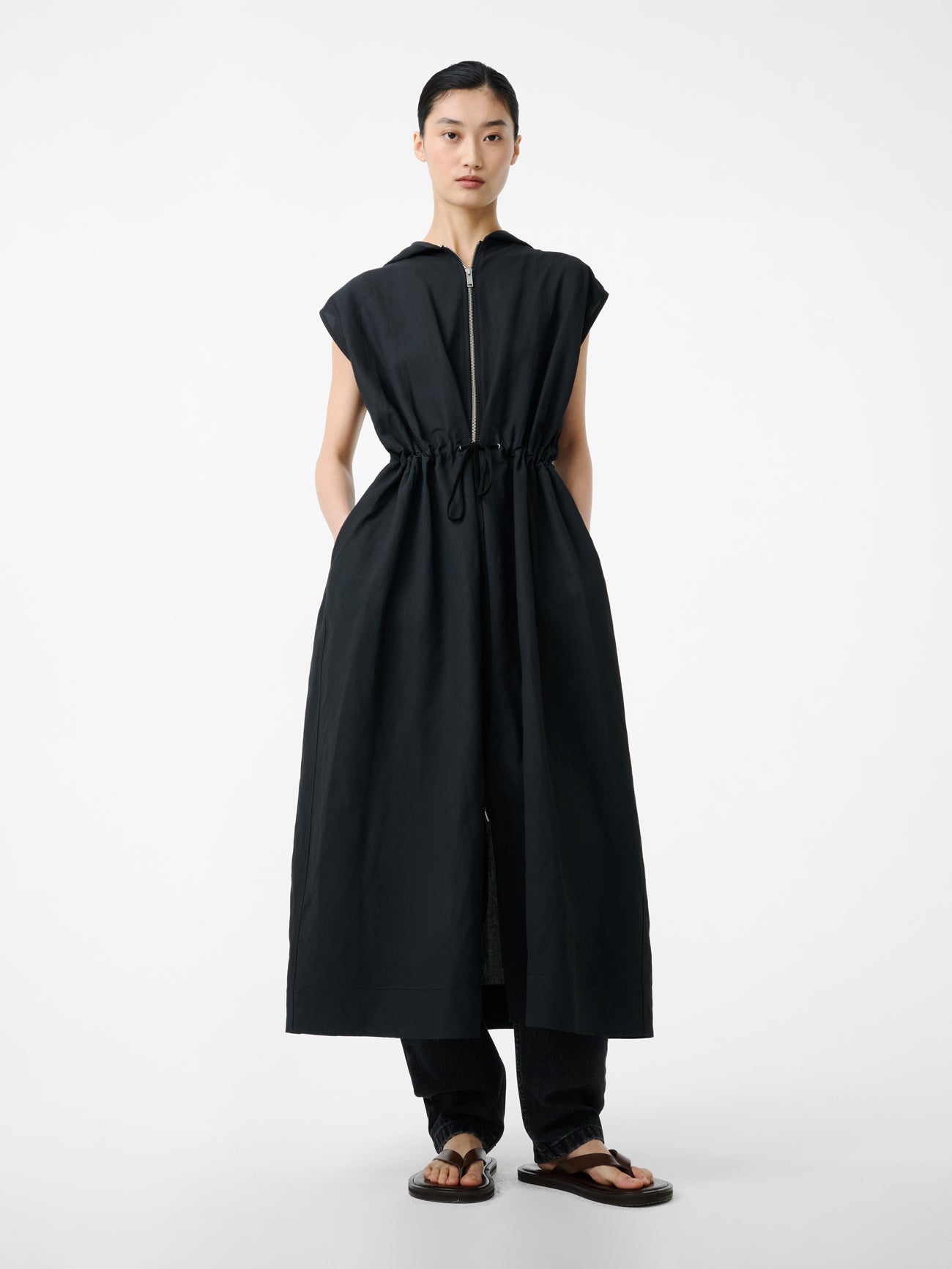 Maturin Dress in Black Grape