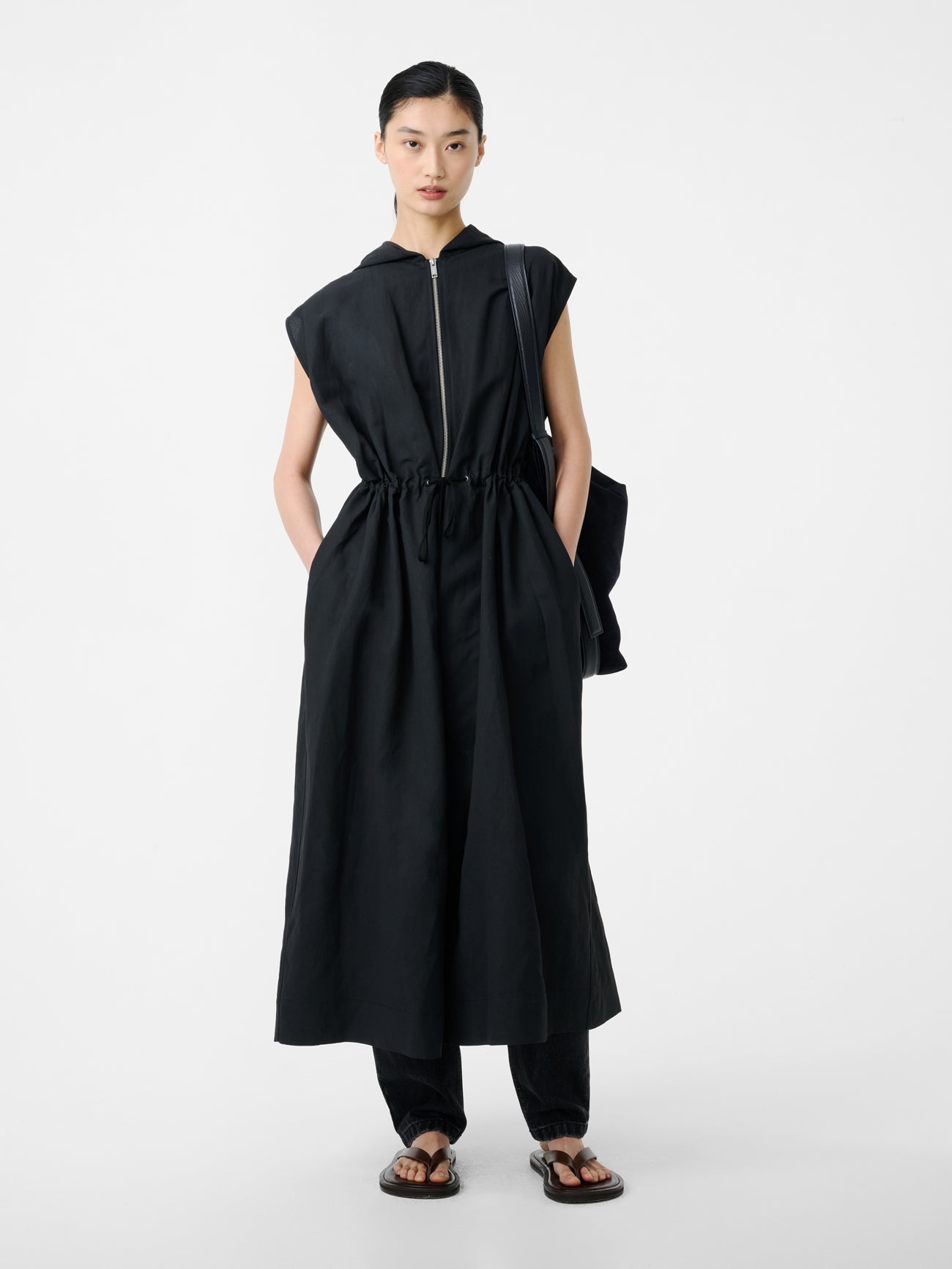 Maturin Dress in Black Grape