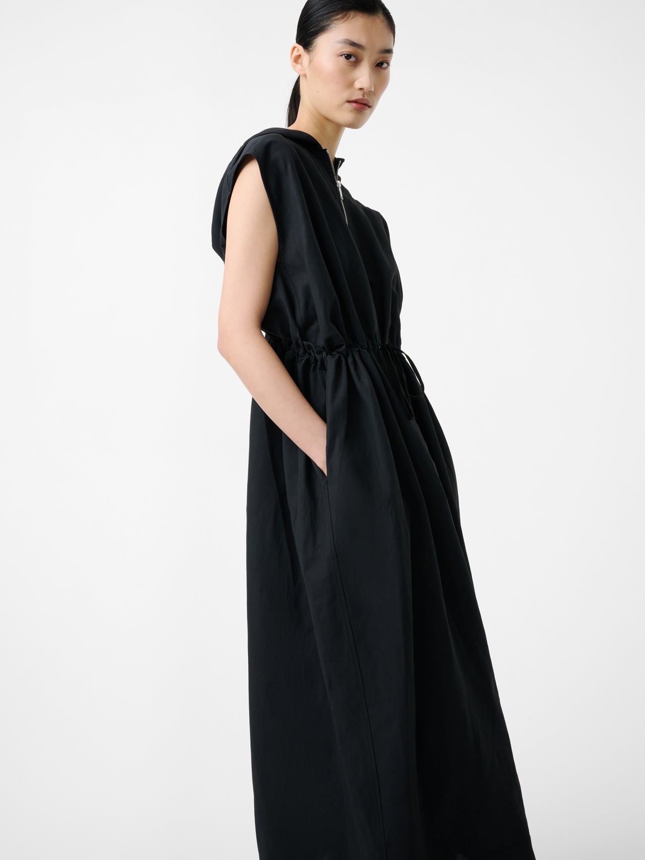 Maturin Dress in Black Grape