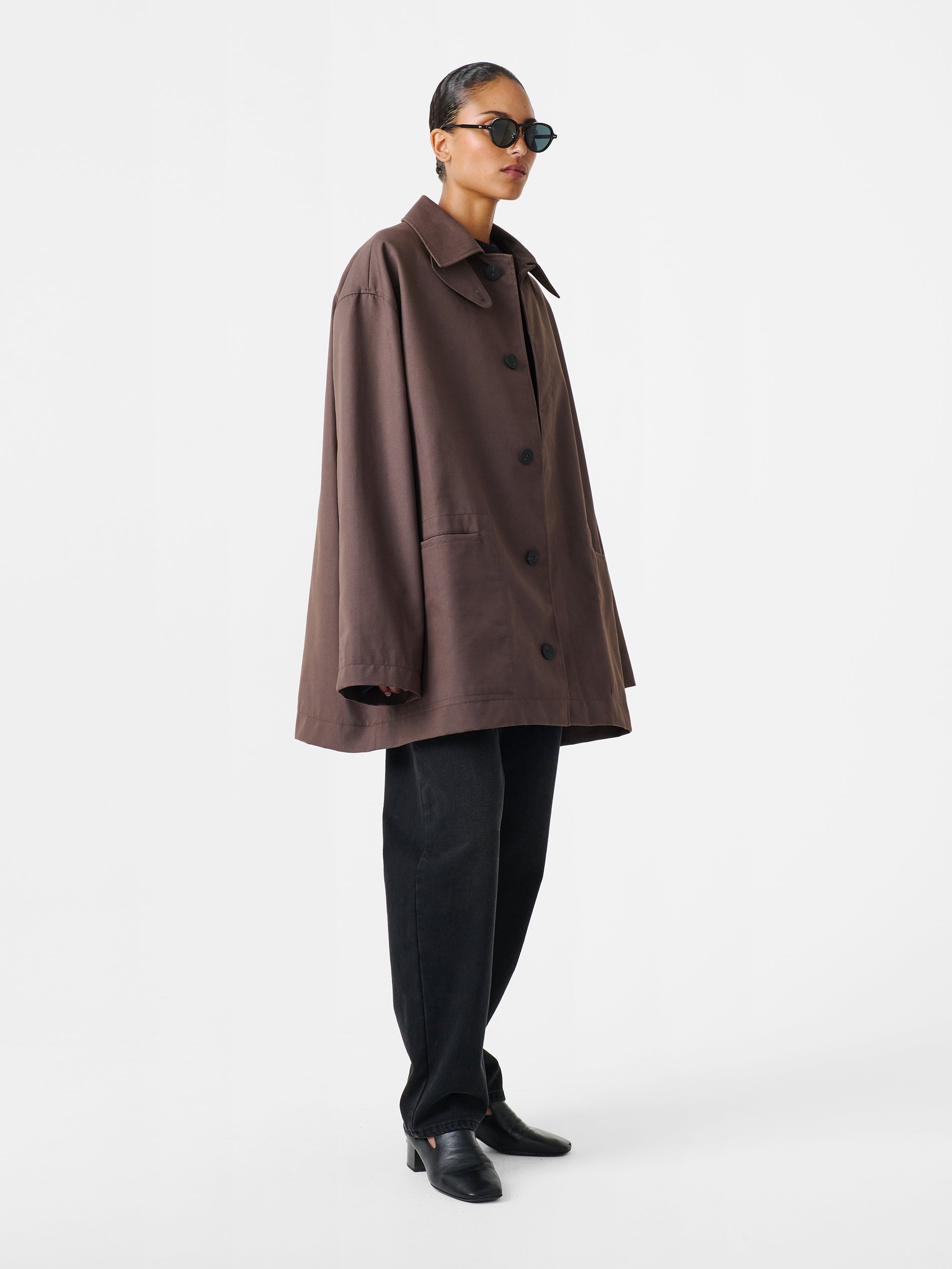 Measure Jacket in Moss / Black