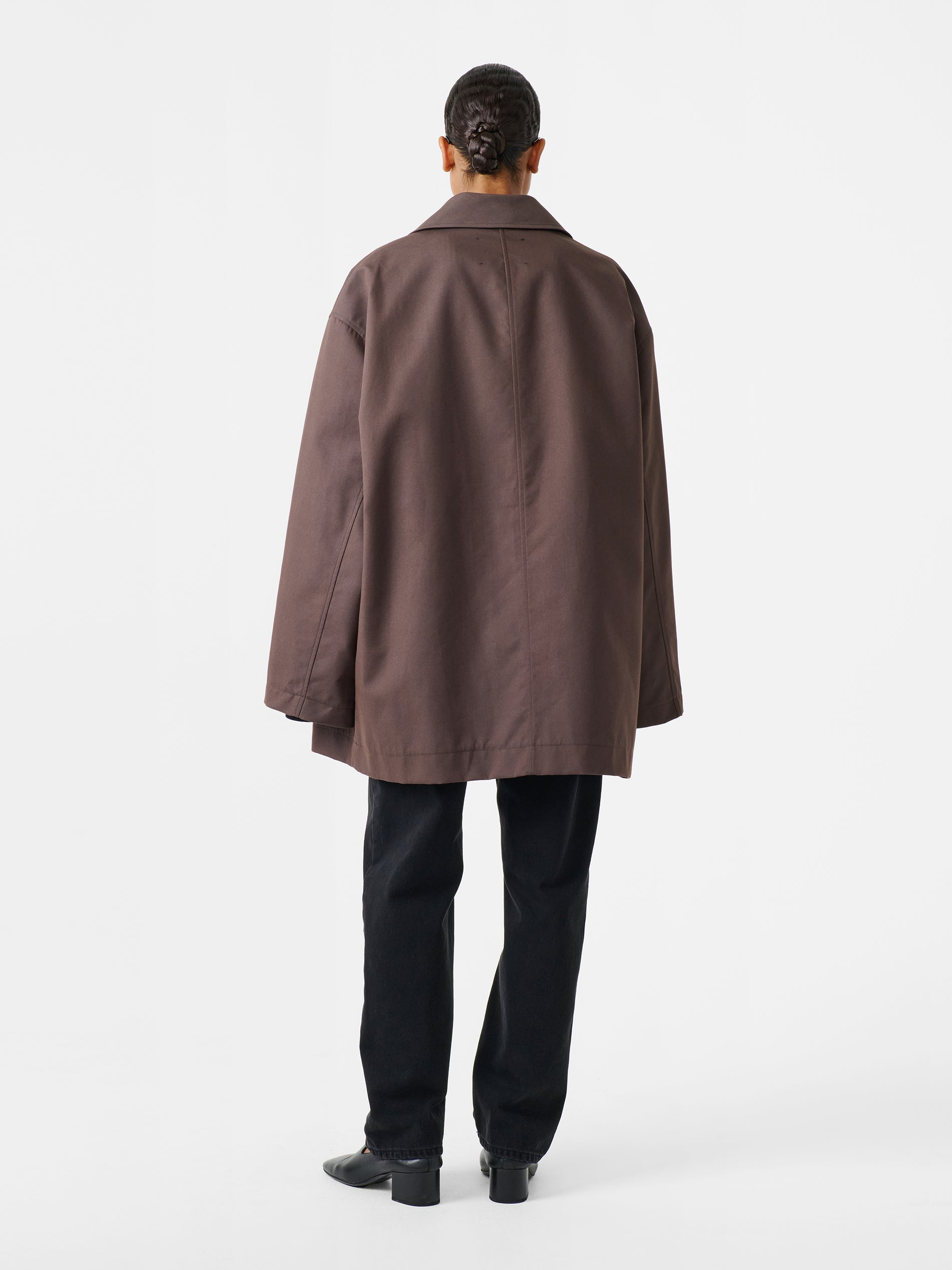 Measure Jacket in Moss / Black