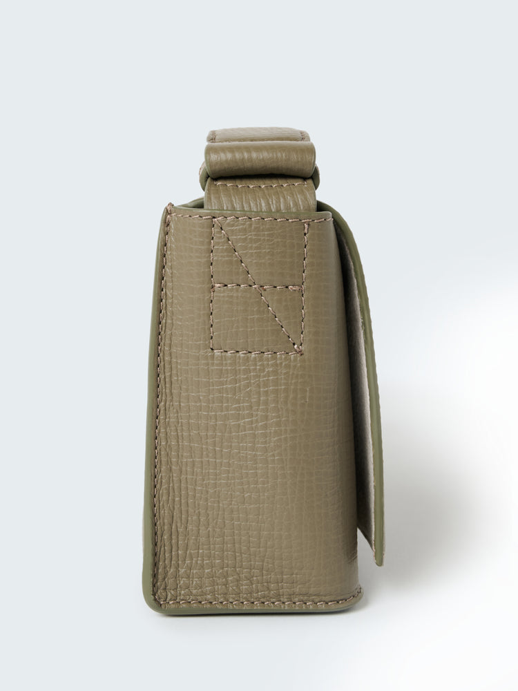 Meshi Mini Leather Bag in Elephant