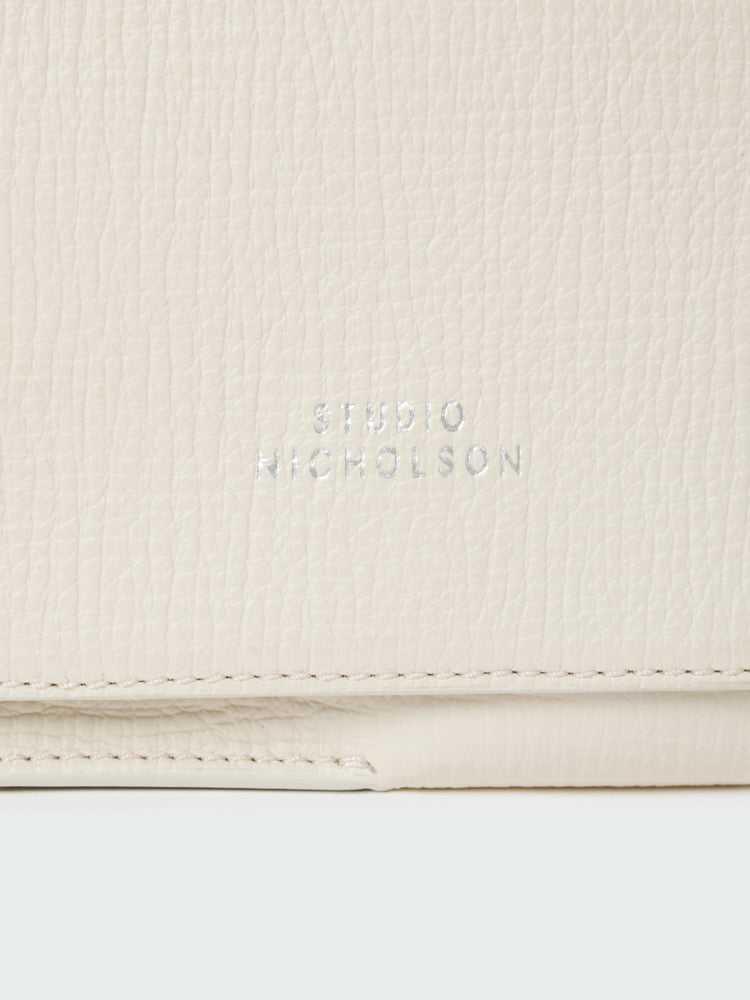 Meshi Mini Leather Bag in Parchment