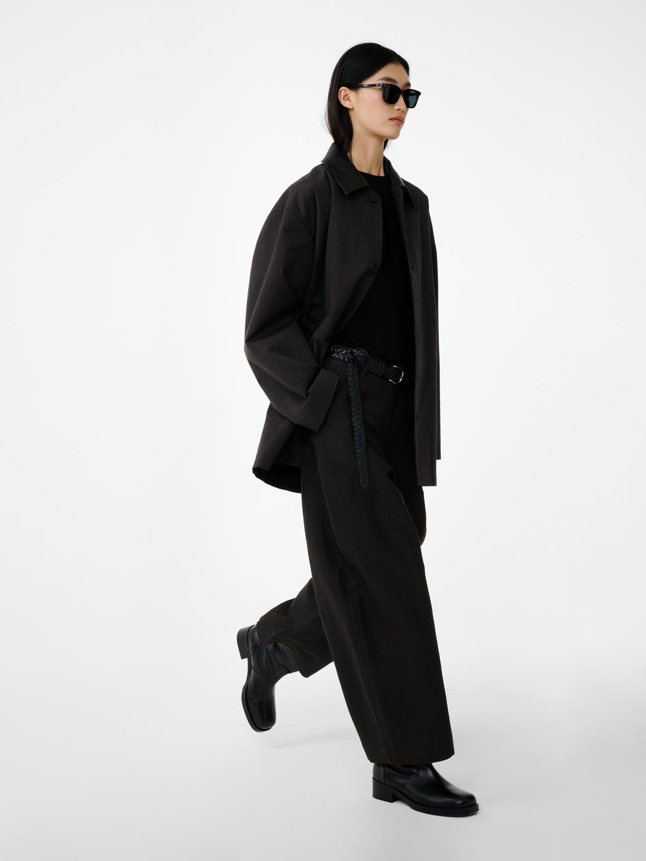 Meter Jacket in Brown Marl - Studio Nicholson