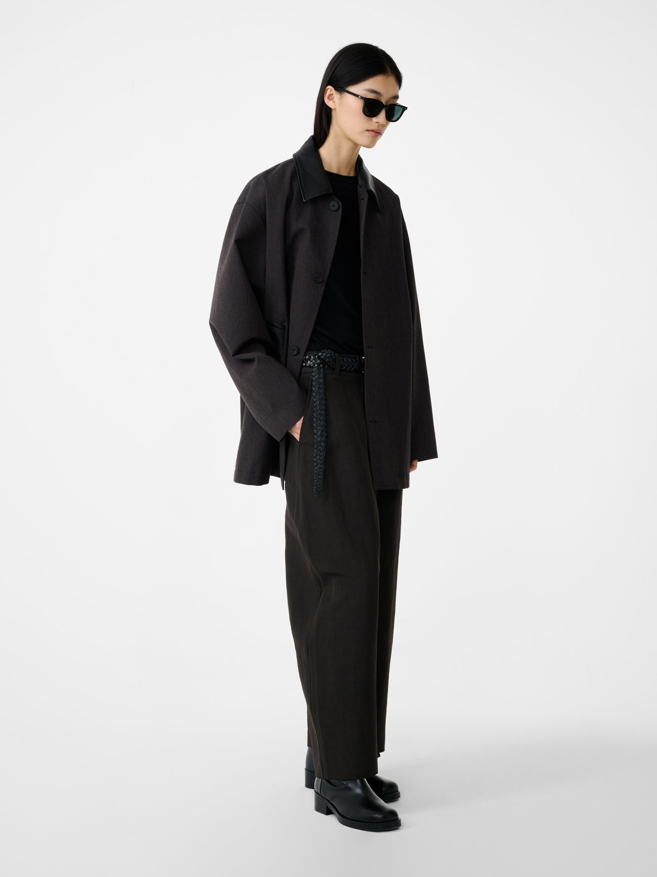 Meter Jacket in Brown Marl - Studio Nicholson