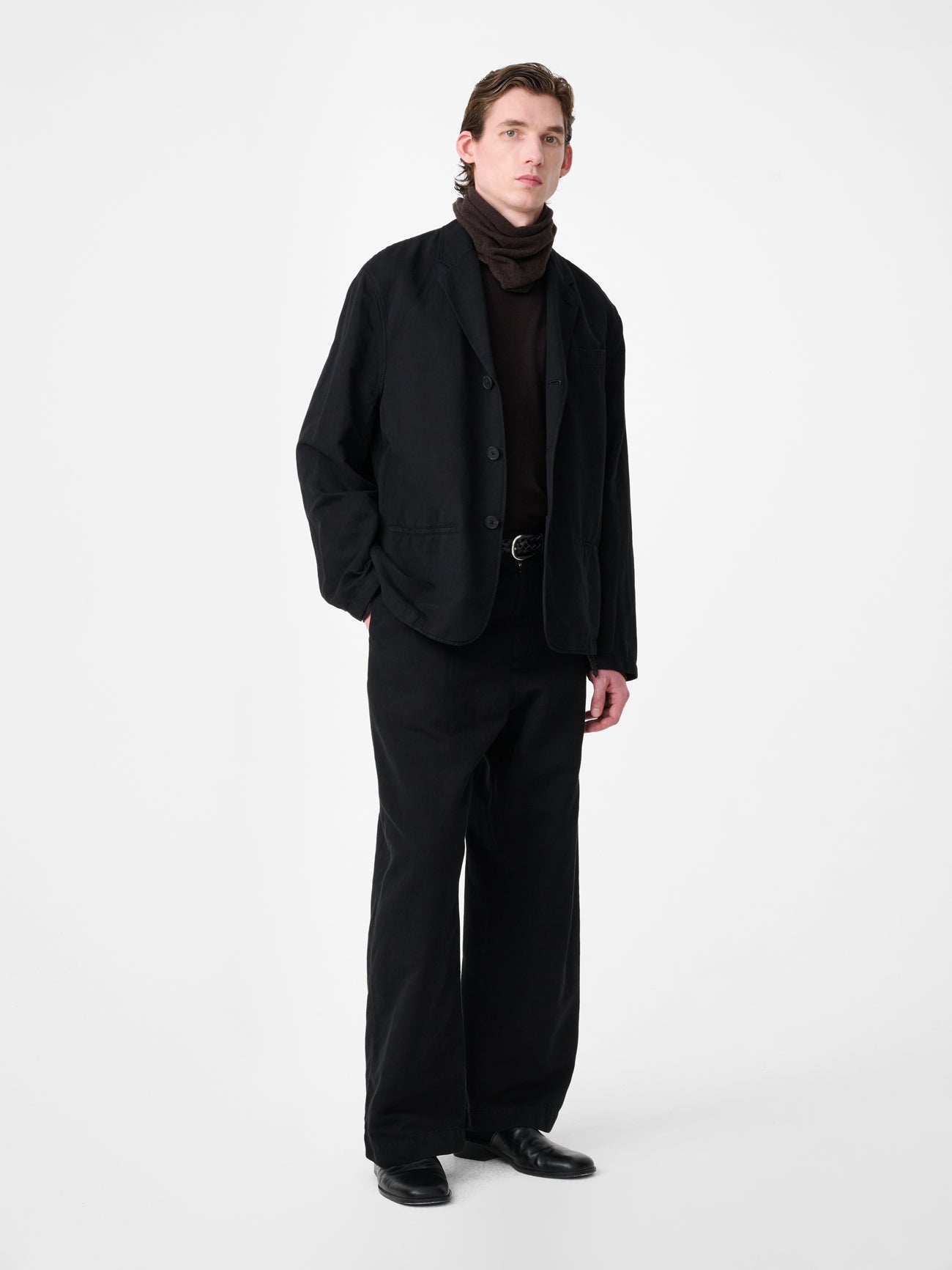 Minard Linen Pant in Black