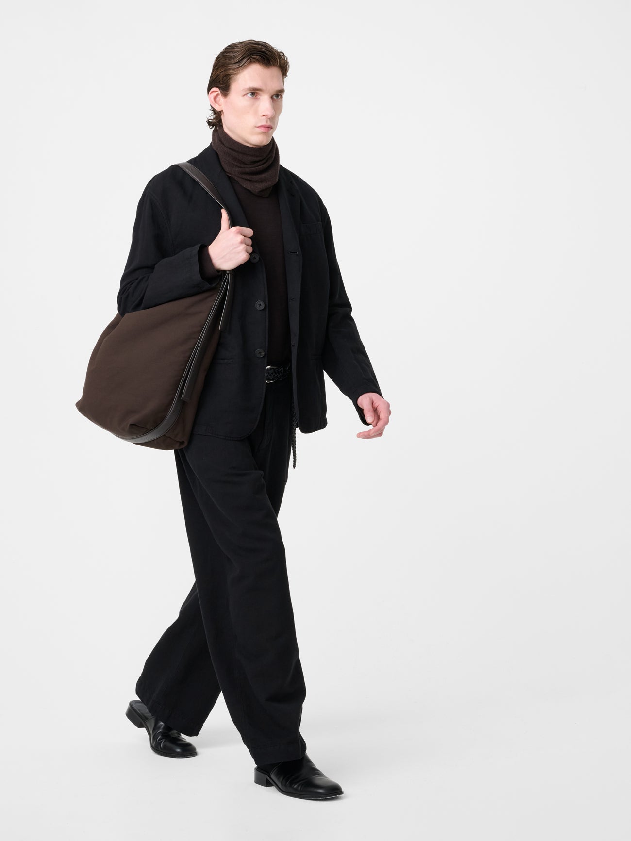 Minard Linen Pant in Black