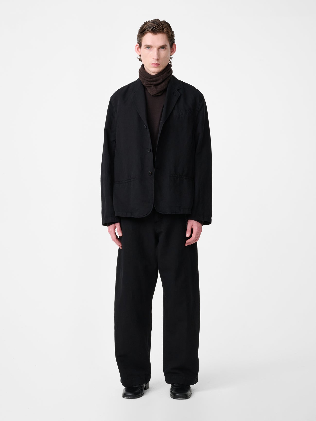 Minard Linen Pant in Black