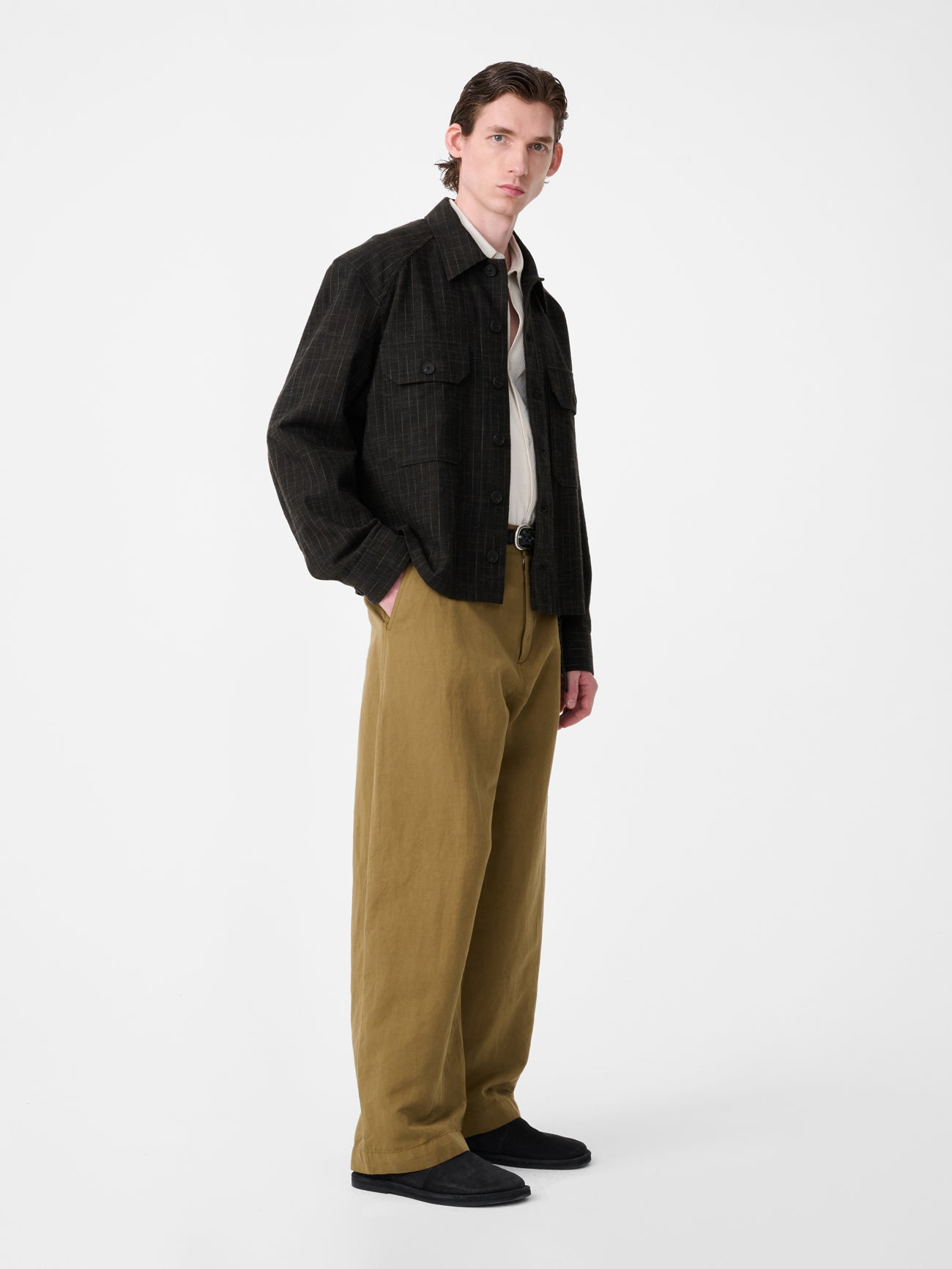 Minard Linen Pant in Chino