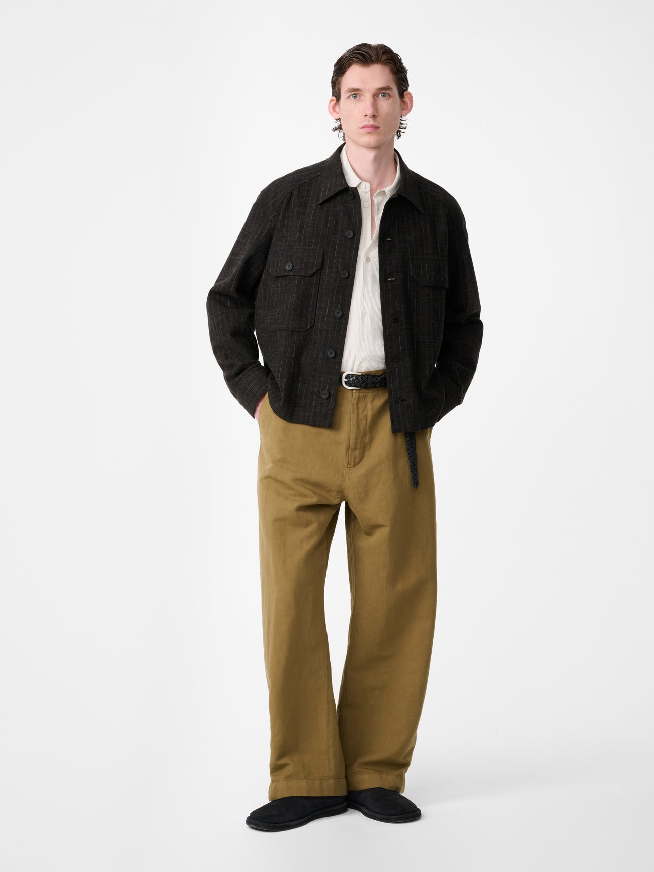 Minard Linen Pant in Chino