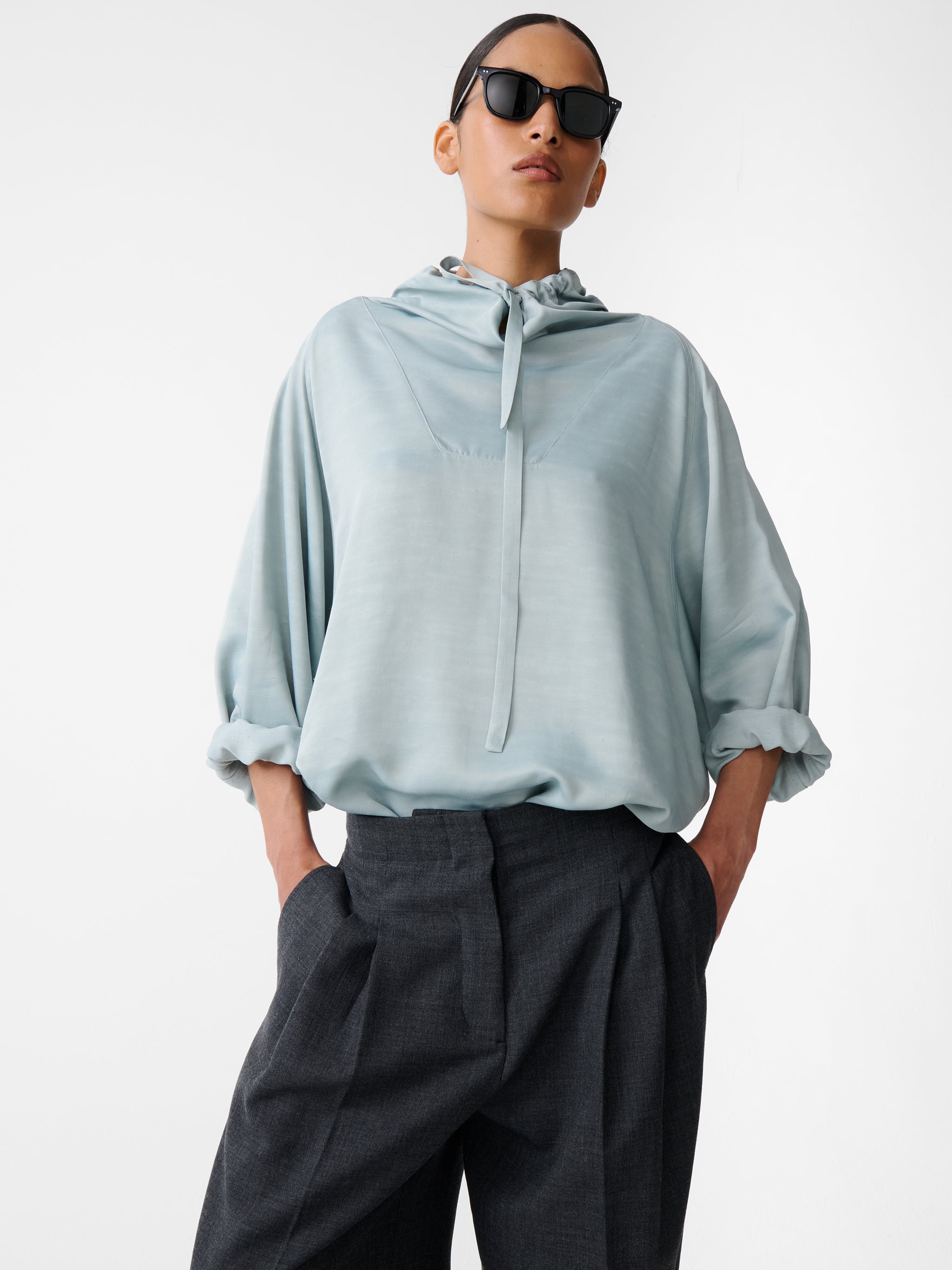 Mirelle Top in Mist– Studio Nicholson