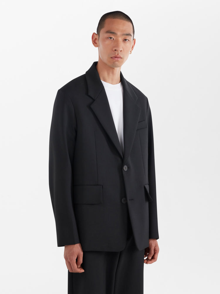 Mizumi Viscose Jacket in Black
