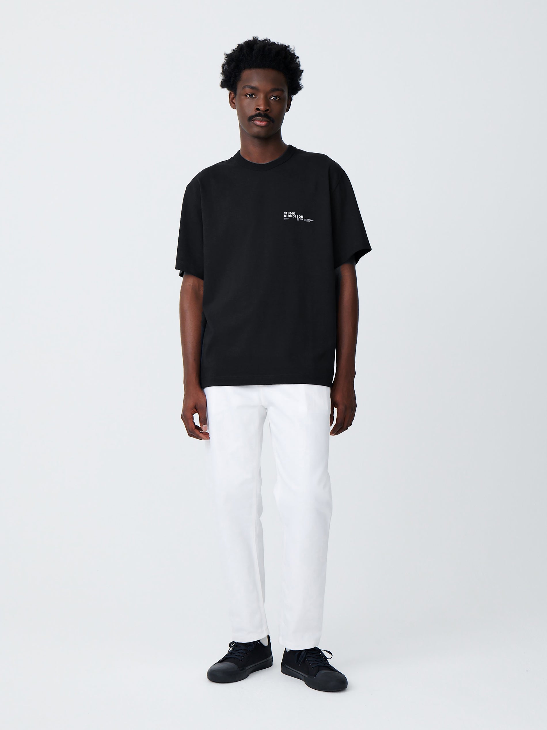 Module T-Shirt in Black - Studio Nicholson