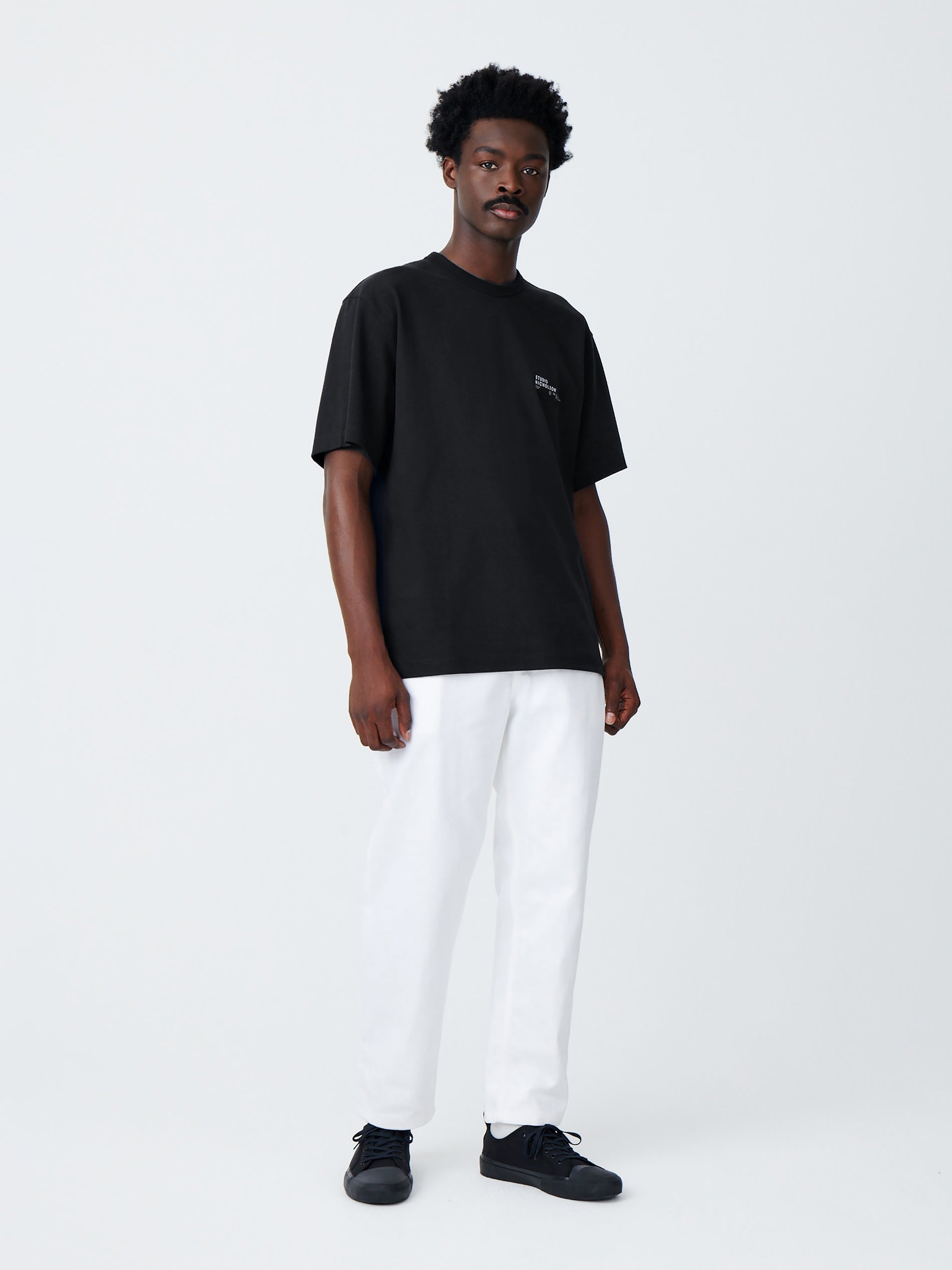 Module T-Shirt in Black - Studio Nicholson