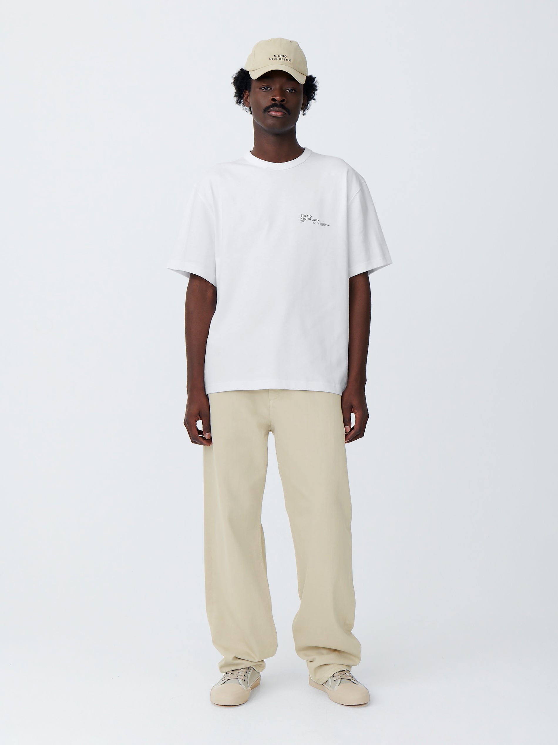 Module T-Shirt in White - Studio Nicholson