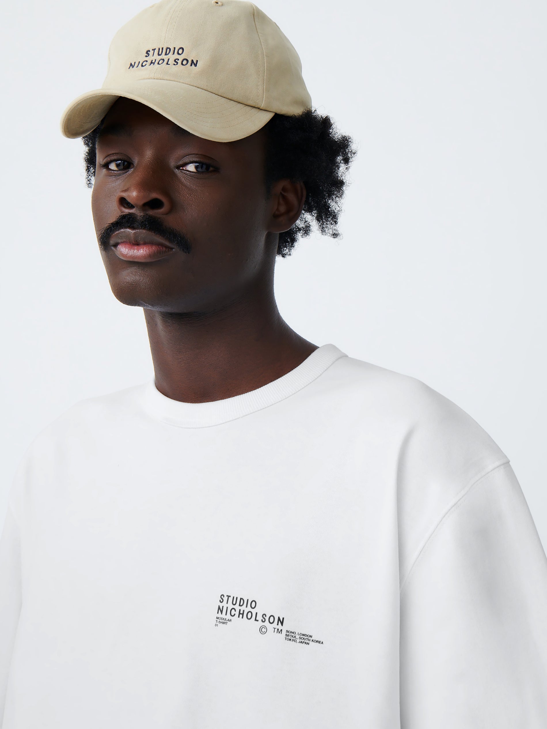 Module T-Shirt in White - Studio Nicholson