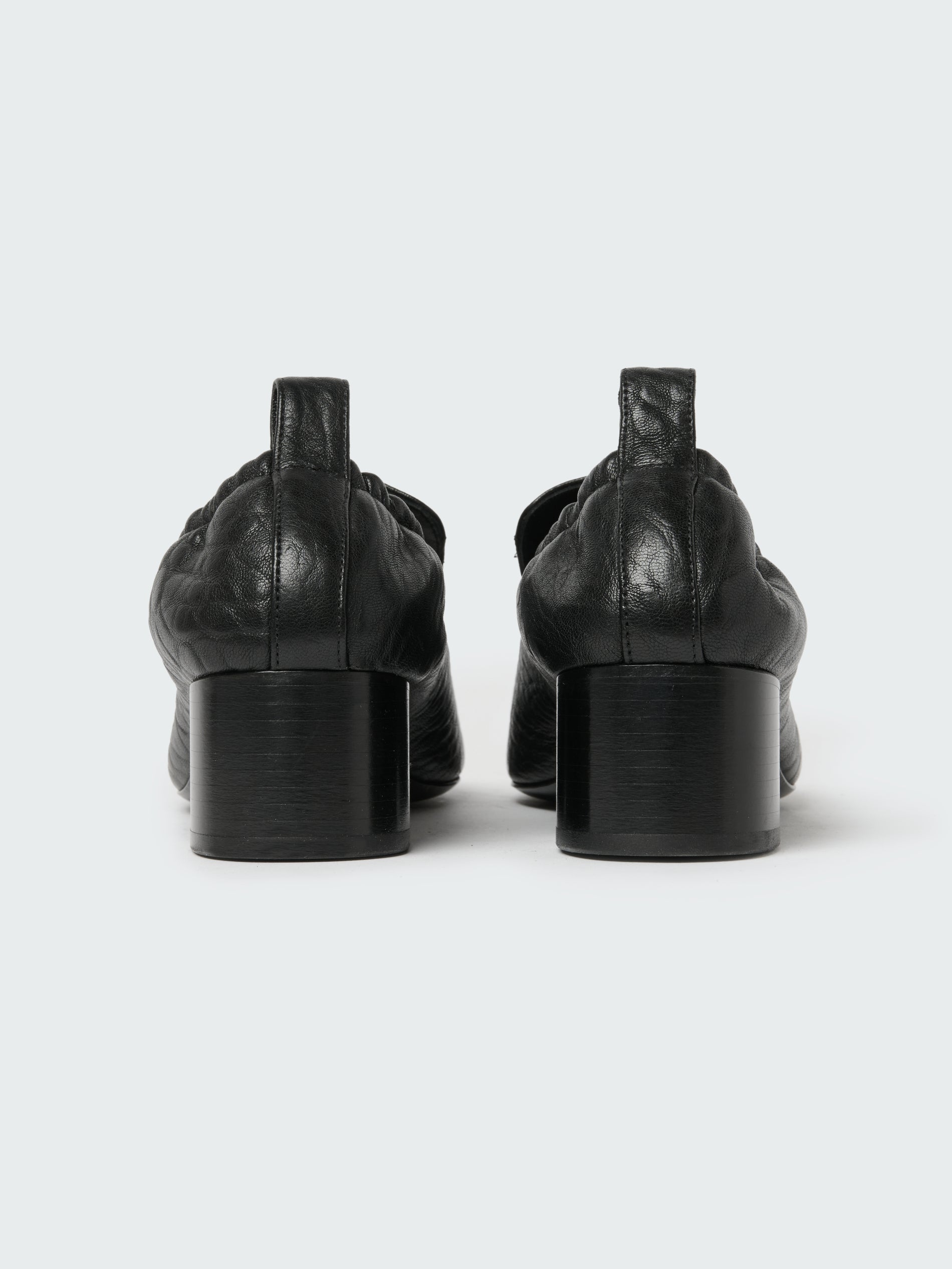 Moon Leather Shoe in Black