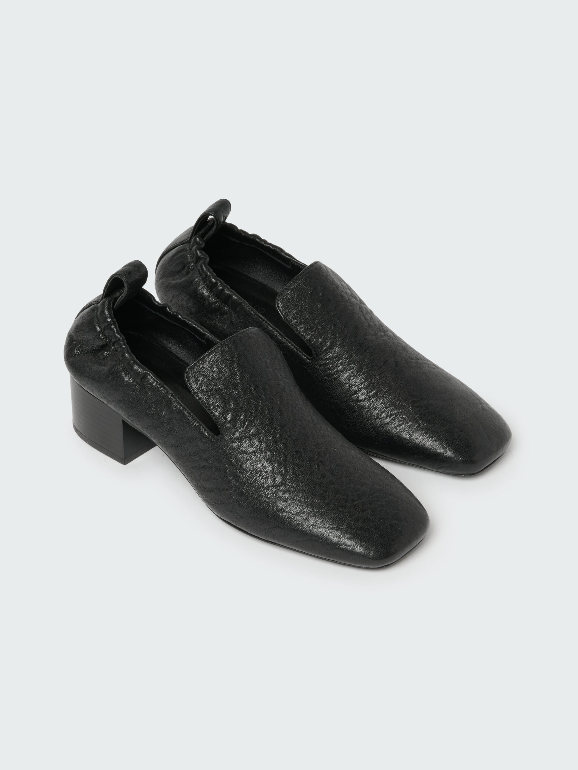 Moon Leather Shoe in Black