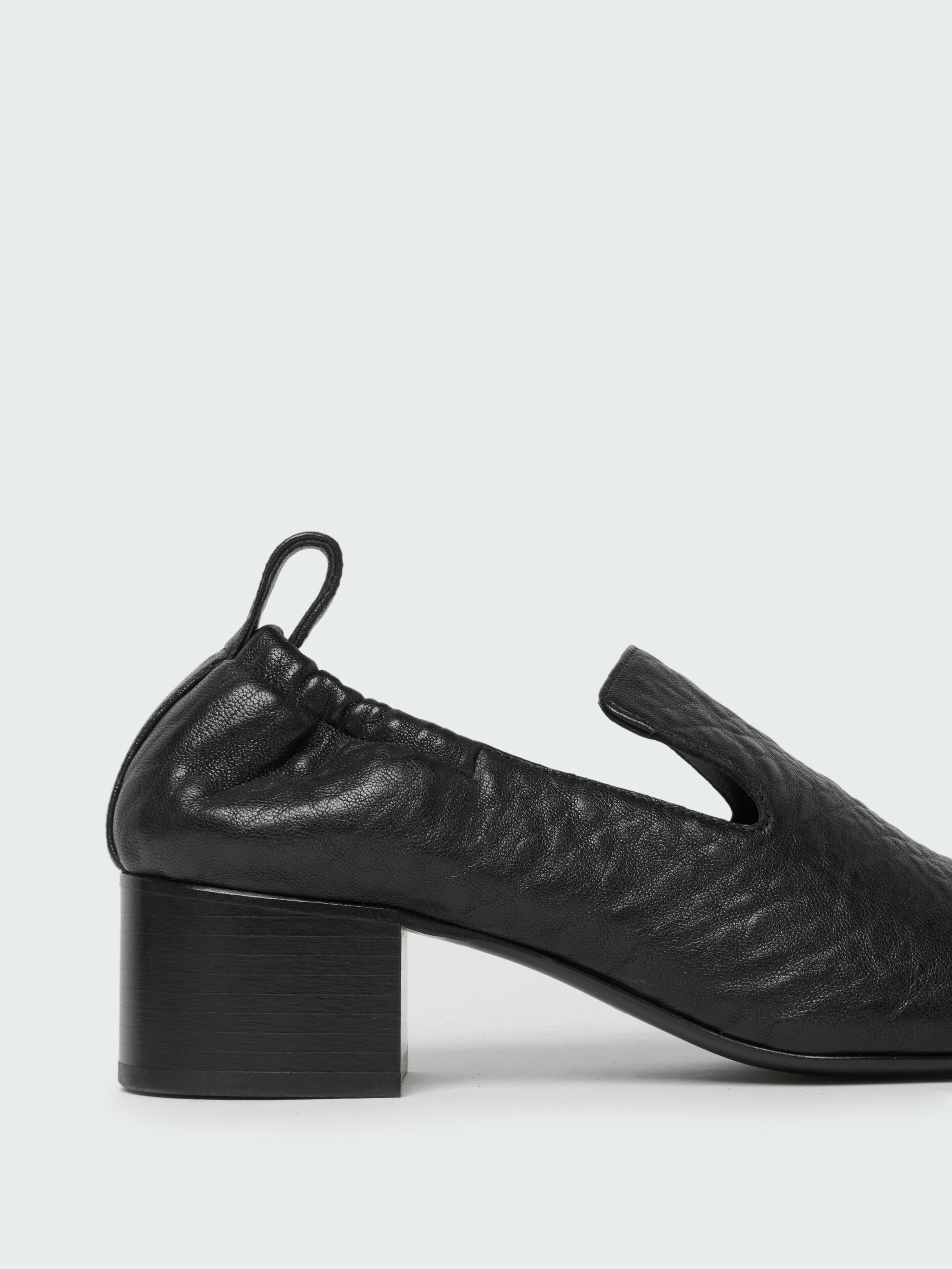 Moon Leather Shoe in Black