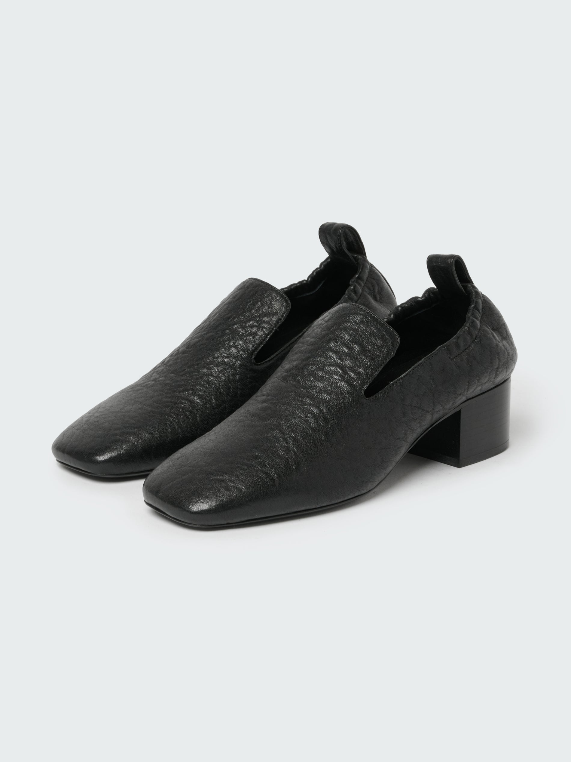 Moon Leather Shoe in Black
