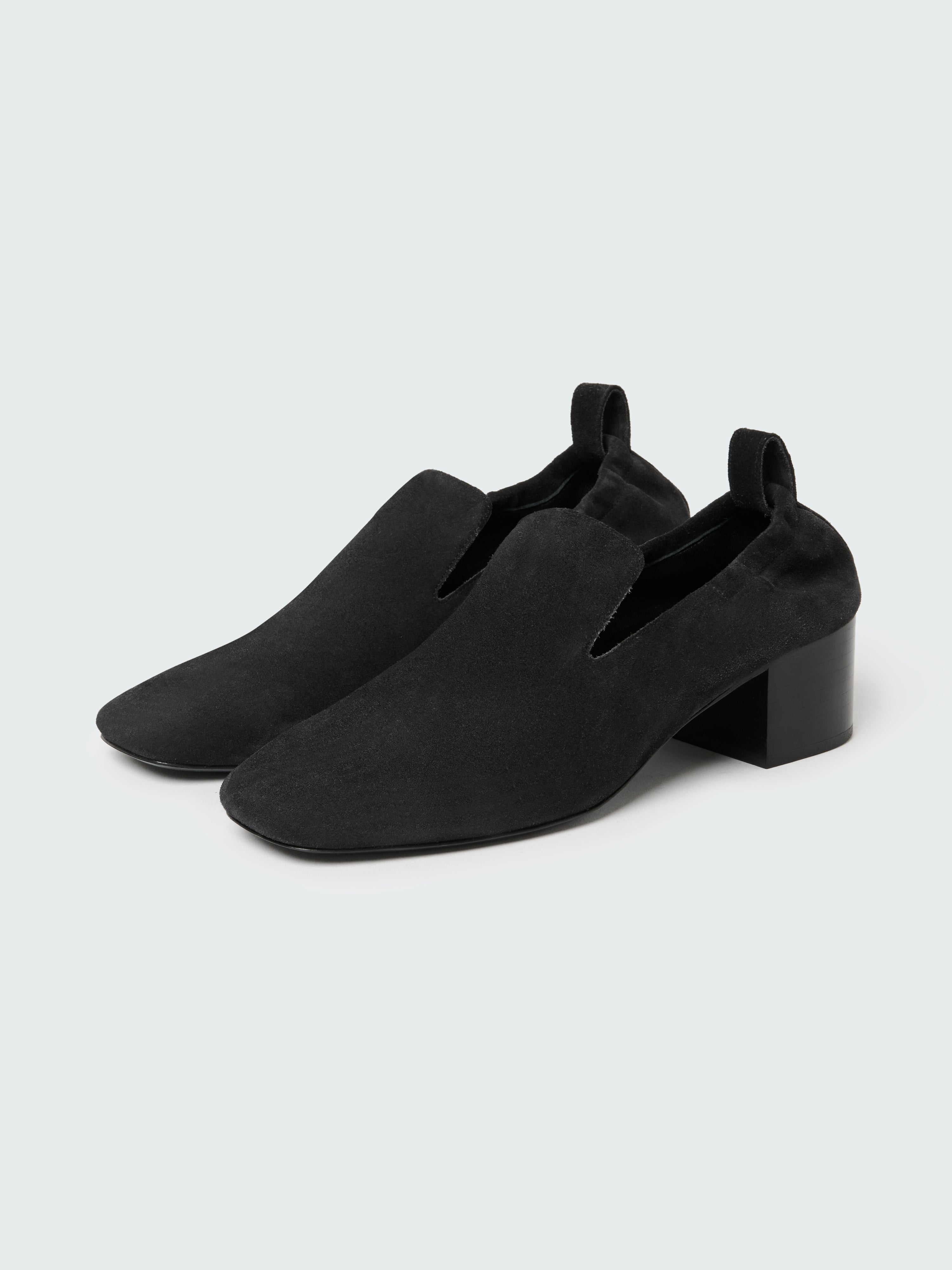 Moon Suede Shoe in Offblack – Studio Nicholson