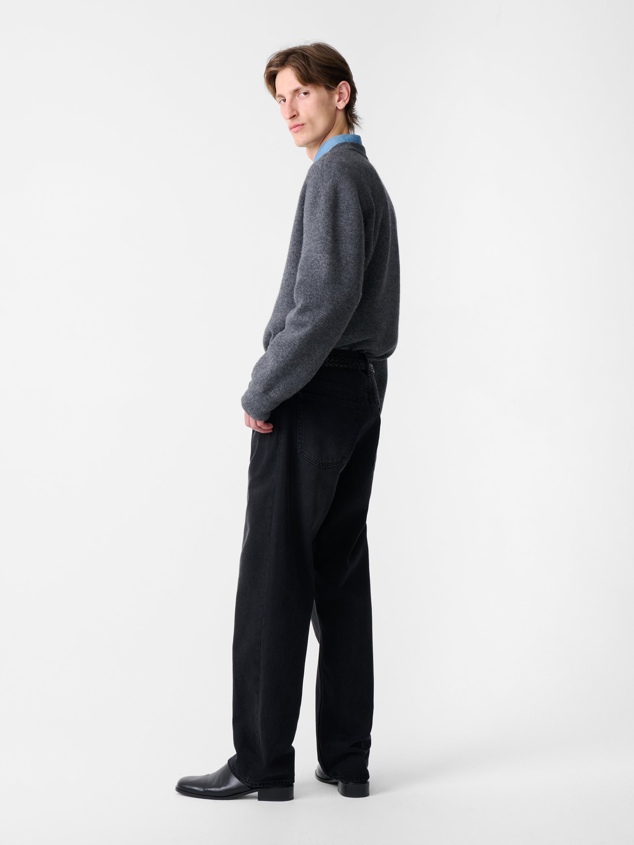 Moray Knit in Charcoal Marl – Studio Nicholson
