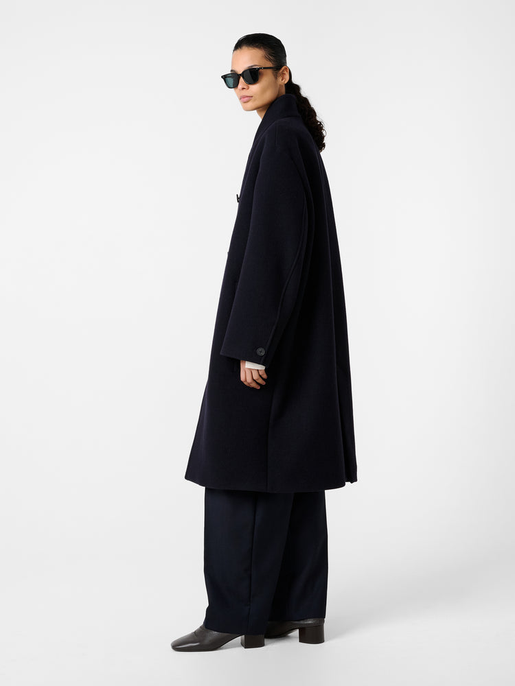 Morro Coat in Dark Navy