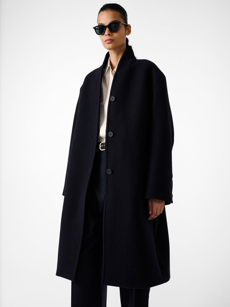 Morro Coat in Dark Navy