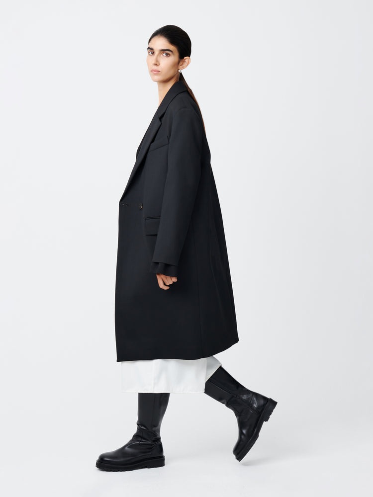 Muller Coat in Black