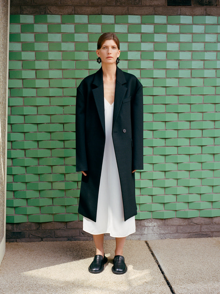 Muller Coat in Black