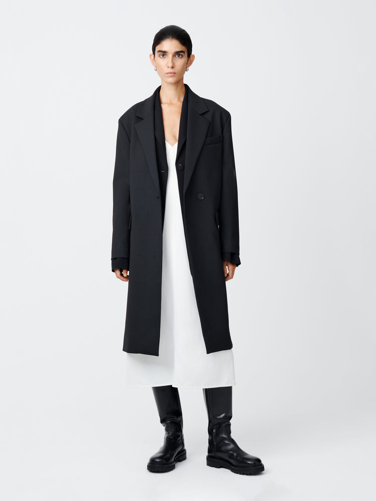 Muller Coat in Black