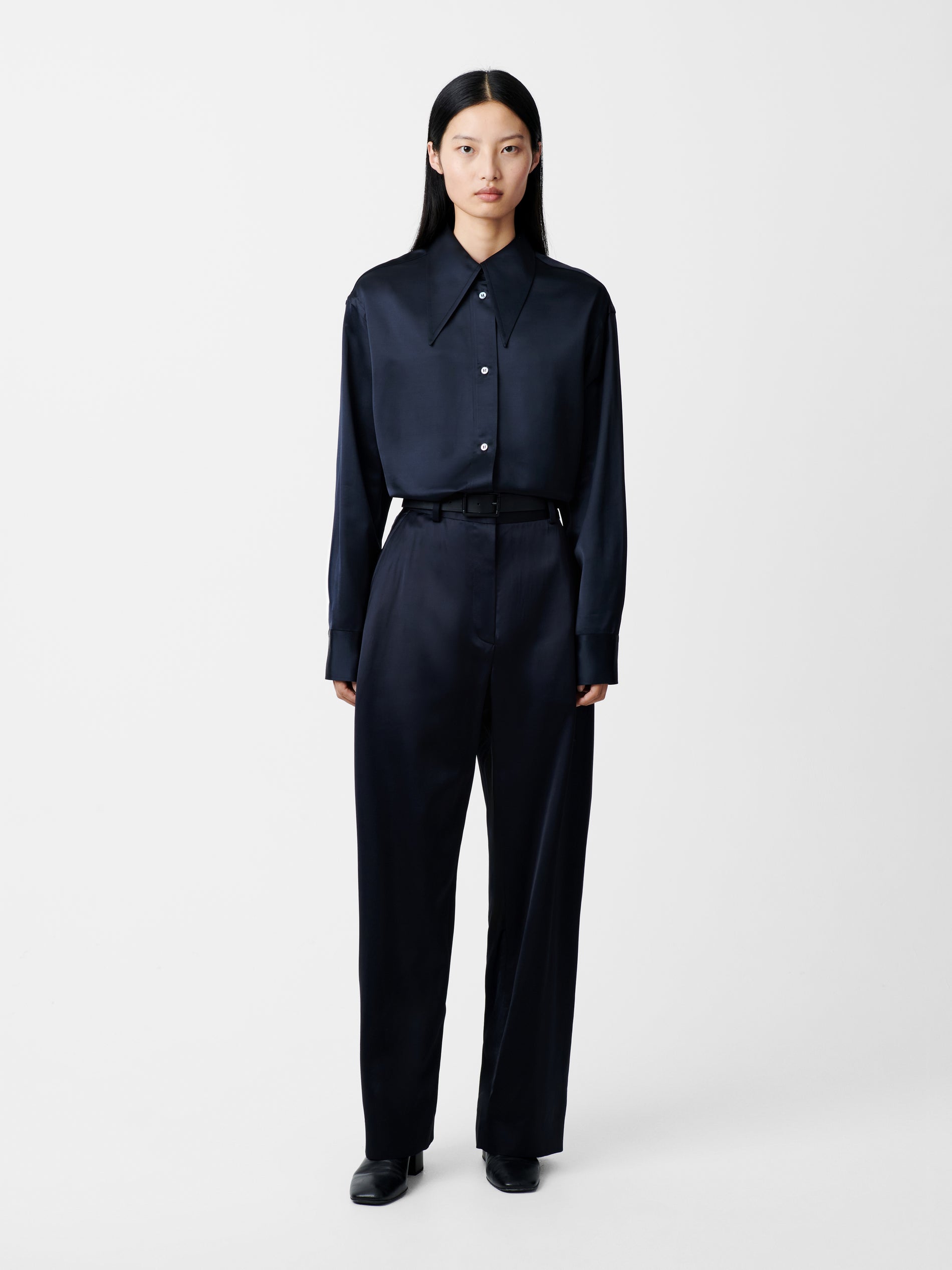 Myers Pant in Black Ink - Studio Nicholson